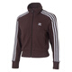 
Adidas jacket Clover women's clothing 2025 autumn new retro sportswear trendy and fashionable breathable stand collar jacket dark gray brown XS (155-160cm/90-95Jin[Jin equals 0.5 kg])