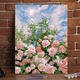 三栖虎数字油画新款花卉风景手工填色高颜值解压丙烯油彩画装饰挂画 DF1391 40*50送画架+高亮颜料+油画画笔