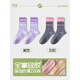 Skingcond yoga socks women's non-slip women's mid-calf Pilates socks indoor sports floor socks summer women's stockings purple + gray pink double-cuff yoga socks one size (3945.5)