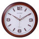 
Weirong Jinzhongbao brand wall clock modern living room simple clock fashionable creative clock round golden wall clock 3883 matte black diameter 34 cm 1 inch