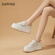 Daphne Daphne Summer Mesh Breatch Board Chaussures pour femmes 2025 Nouvelle hauteur de semelle épaisse Augmentation de 5 cm Small Sports Chaussures de Sports Off White 36
