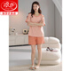 Langsha 2025 Nouveau pyjamas pour femmes en été en été coton pur à manches courtes à manches sportives décontractées de vêtements de maison z9854 l [recommandé 100-120 Jin [Jin est égal à 0,5 kg] usure]