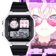 Ailee, eine Klassenkameradin neben Miaopu Le, Zhou Fangyouxi Electronic Watch Sport Digital Watch Junior High School Schülermodell hat einen Wecker [stilvoll Silberschwarz] D9230 Electronic Watch [importiertes Bewegung + Super Long Standby] Geschenkbox