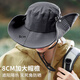 卡尔美（KELME）渔夫帽遮阳帽男防晒帽夏季登山大帽檐西部牛仔帽女太阳帽钓鱼帽