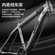 Jeep mountain bike male and female student shock-absorbing scooter RC750 carbon steel modern gray-27.5 inches 27-speed
