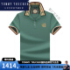 TOMMY TRUCKER国际轻奢男装夏季新款保罗宽松刺绣短袖T恤男t商务翻领男士polo衫 轻奢897白色 4XL 58/195适合200-0斤
