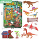 Shantoulin Village Board montiert Dinosaurier Tyrannosaurus Rex Model Kindergarten Jungen und Mädchen Supermärkt