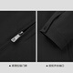HLA Heilan Home Jacket Men's Light Business Collar High Lapel Stiff Jacket Men's 25 Autumn Black 90 HWJAW3J058A L 175/92A Recommended 137~150Jin Jin equals 0.5 kg
