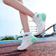 COOBAR BATAJE DE MUJER PARA MUJERES Ultra Ligas Sports Sports Mesh Running Zapatos Red Red Red 7Pro BA 866-White Green 37