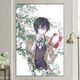 TVAJ2025 Hochdiffer Literaturmeister Wildhund-Diamant-Malerei Full Diamond Neue rahmenfreie kreative dekorative Malerei YS9898 Runde Diamant-Canvas 70x90 cm+Werkzeug