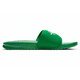 Nike Stussyxbenassislis Exterior de suela gruesa, zapatillas de ajuste cómodas para hombres y mujeres, verde 38.5