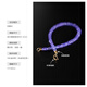 Ruohua (RUOHUA) Bauhinia 3-4mm17cm Tanzanite Bracelet Women's 18K Gold Gemstone Bracelet Colorful Beads Mid-Autumn Festival Gift