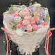 Baihuaguan Flower Express Rose Dopamine Bouquet Real Flower Niche Birthday Gift for Girlfriend Same City Delivery Within Hours Spring in the Palm | dyr78