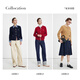 Navigare Italian Sailing Boat Wool Knit Cardigan 2025 Autumn New Comfortable Cardigan Simple Cardigan Sweater Burgundy Red M