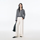 Peacebird [même modèle dans le centre commercial] Vêtements féminins 2025 Summer New Rinkle-Anti-Line Cardigan A3EDF2629 Blue XL 170