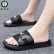 Zapatillas para hombres de carpintería para ropa de verano para nuevo sándwich de playa anti-odor anti-odor de gran tamaño de gran tamaño