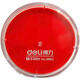 Deli round quick-drying ink pad red quick-drying ink pad financial office hard sponge second-dry stamp 9864 ink pad (red) 1 piece