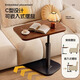 Jingcai coffee table side table sofa side tea table lift table computer desk small table JCJ25 walnut color