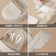 Sandales velcro à semelle épaisse zhr pour les femmes 2025 Nouvelle petite personne d'été semble grande et semelle douce sans se fatiguer les pieds G695 beige_ [6,5 cm d'époque] 34