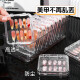 Caja de almacenamiento de arte de uñas de viaje con caja de uñas almacenamiento de uñas hecha a mano Internet Celebridad de envasado caliente Caja de envasado caliente Exquisito Manicura 1 [75*75 mm] Modelo de actividad sin pegamento