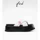 FED one-slip thick-soled sandals for summer new women's shoes simple non-slip sponge cake-soled sandals R0512-YA693