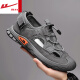 Sandalias Huili Men's Summer Wear Sports sin deslizamiento al aire libre y ocio Baotou Hole Beach Sandalias para hombres Green-WSL (WZ) -1098 43