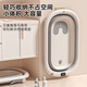 Guoyin baby bathtub 0-3 year old baby bathtub can be folded newborn lying and supporting integrated bathing artifact children's bathtub tempo bathtub + bath stand