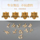Micro-gift Korean popular 14K gold necklace female personality simple frosted letters plain gold clavicle pendant color gold pendant trendy T