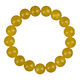 OUCERNY beeswax bracelet, burnt leather unique product, natural raw stone amber round bead dense and non-optimized chicken fat yellow bracelet, natural unique product, one item, one certificate, one shot