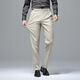 Jiumuwang Frühlings- und Sommer neue Männer -Casual Hosen -Geschäftsleute für Männer Kleidung Vaters Lange Hosen lose geradlinige elastische Herrenhosen 9892 Black 29