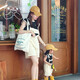 
Xiya Meng Parent-child suits for family of three and four summer overalls for mother and daughter suits different parent-child suits mother and daughter style 2025 Black suit Mom S[-105Jin[Jin equals 0.5 kg]] 85