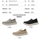 Montagut (Montagut) Français Old Pékin Chaussures Chaussures pour hommes Saloux Soft Sole Sole et chaussures décontractées Chaussures en toile pour hommes Khaki - Tissu de tissu respirant 39 (taille de chaussure en cuir) = Chaussures de sport Taille 40