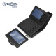 Jinlilai New Wallet Men's Greil en cuir véritable sac mince en argent Sac en argent multifonctionnel Couche de vache de vache portefeuille Clip Business Wallet Men's Black