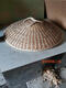 
Handmade reed grass weaving steamer hat steamer steamer steamer steamer stainless steel aluminum pot steamer steaming cover rural big pot straw cover green 7374cm edge