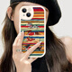 Aigechen Running Dog adapté pour Apple 13 Case mobile 15Promax Silicone iPhone 16 Lambine 11 NOUVEAU MODÈLE 12 BIG EYE LALBSKIN WHITE-X1484 Autres modèles Contactez les notes de service client