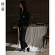 Tongyu 2025 pijamas de primavera y verano para mujeres, seda de hielo de seda delgada de manga larga para mujeres, pijama, se puede usar fuera de ropa casera para mujeres-S5012 M 160 Altura 155-163 cm de peso 90-