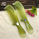 Jiamei Tendon de bœuf épaissi des peignes de cheveux plis de cheveux continu peigne les cheveux raides massage de cheveux bouclés grandes dents larges dents denses denses anti-statique 3878 + 3876