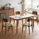 Lin's home slate dining table, antique style square table, home desk, small apartment, new table and chair, ideal home UD1R
