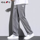 Zengzhi Denim Tense Pantalon Men's Summer Thin 2025 Nouveau pantalon à patte tendance à la tendance