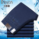 
Baisi Shield Jeans men's spring and summer thin straight loose large size middle-aged and elderly dad high waist stretch pants 9905 blue double pleated spring and autumn thick style 29 2 feet 2 waist circumference