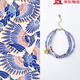AMY S GARDEN New Product Amy s Garden Tanzanite Millet Bead Bracelet for Women New Chinese Style Stacking Wu Qingya Bracelet + Brand Gift Box