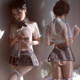 Love Lingerie Женщины JK Униформа Чистая и милая кампус маленькие груди выглядят большой сексуальной одеждой розовая jk униформа + 9756 сетевая одежда Средний размер Рекомендуется 80-125 Джин [Джин равняется 0,5 кг]