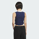 阿迪达斯 （adidas）【劲浪体育】女子三叶草短款运动紧身翻领背心KE3893 图色 S