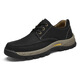Rankdavid Light Luxury Nouvelle marque 2025 Spring and Summer Live diffusée Nouvelles chaussures masculines à lacets de grande taille Cowhide Casual Black Leather Shoes Men's Real JCG9715 Black 39