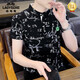老爷车（LAOYECHE）2025年新款夏季半袖男士短袖polo小衫t恤潮流休闲男装立领上衣服 F9215白色 L