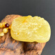 Yuzhi 1 item 1 certificate 1 shot natural raw mineral non-optimized beeswax dragon brand pendant amber pendant for men with zodiac sign collection unique dragon brand pendant 20.92 grams