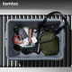 
Tomtoc high-performance crossbody bag portable travel bag for men and women lightweight waterproof small shoulder bag mobile phone bag carry-on small bag T37 Shadow Black 1.3L light travel