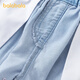 Balabala Children's's's Shorts pour enfants Girls Jeans 2025 Été Nouvelle jupe A-line et arche