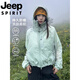 JEEP SPIRIT吉普户外冲锋衣山系防晒衣女新款夏季小个子轻薄运动短款登山外套 水晶紫【常规款】 XL