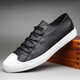 
Red Dragonfly men's shoes spring men's casual leather shoes low top shoes lace-up Korean style versatile British shoes men's trendy shoes shoes SS9851 all black 38